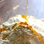 Buttermischung zum Mehl